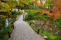 Enkoji temple in autumn Royalty Free Stock Photo