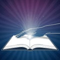 Or enlightenment being accessed or revealed through touch or interacti Royalty Free Stock Photo