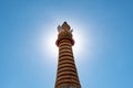 Enlightenment Stupa in the Himalayan Mountains of Nepal