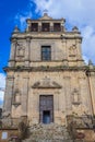 Church in Enna town, Sicily in Italy