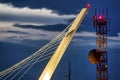 Ennio Flaiano bridge and the Radio Tower