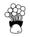 enokitake mushrooms icon