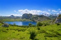 Enol lake at Picos de Europa in Asturias Spain Royalty Free Stock Photo