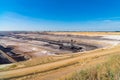 Lignite brown-coal mine in Germany Royalty Free Stock Photo