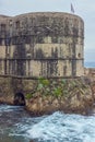 The enormous walls of Dubrovnik