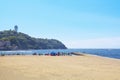 Enoshima beach at summer season