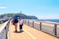 Enoshima benten bridge, the gateway of Enoshima Royalty Free Stock Photo