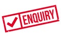 Enquiry rubber stamp