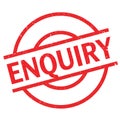 Enquiry rubber stamp