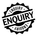 Enquiry rubber stamp