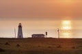 Enragee Point Lighthouse - Nova Scotia, Canada Royalty Free Stock Photo