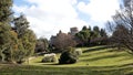 The Enrico Fiumi Park and the Medici Fortress, now used as a state prison. Royalty Free Stock Photo