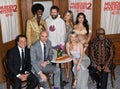 Enrique Arce, Jodie Turner-Smith, Mark Strong, Adam Sandler, Jennifer Aniston, Melanie Laurent, Kuhoo Verma and and John Kani