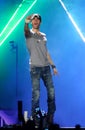 Enrique Iglesias performs in concert Royalty Free Stock Photo