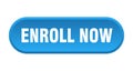 enroll now button Royalty Free Stock Photo