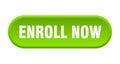 enroll now button Royalty Free Stock Photo