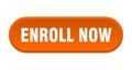 enroll now button Royalty Free Stock Photo