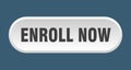 enroll now button Royalty Free Stock Photo