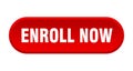 enroll now button Royalty Free Stock Photo