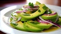 Ensalada de Aguacate: Refreshing Avocado Salad with Onion and Lime