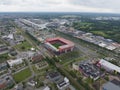 Enschede, 19th of July, 2023, The Netherlands. Grolsch Veste, the stadium of Eredivise football club, FC Twente. Royalty Free Stock Photo