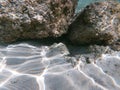 The `Ensenada Grande` beach in Baja California Sur Royalty Free Stock Photo