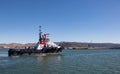 Ensenada harbor shipyard view, Ensenada, Baja california, Mexico Royalty Free Stock Photo