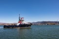 Ensenada harbor shipyard view, Ensenada, Baja california, Mexico Royalty Free Stock Photo