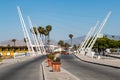 Decorative White Bridge in Ensenada, Mexico