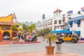 ENSENADA, MEXICO - MAY, 31, 2015: Street view of Ensenada Mexican city located 80 miles south of San Diego in Baja