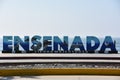 Ensenada sign in Mexico