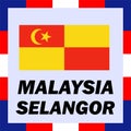 Ensigns, flag and coat of arm of Malaysia - Selangor