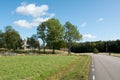 Ensilage Farm landscape  in Sweden Royalty Free Stock Photo