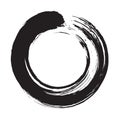 Enso Zen Circle Brush Vector Illustration Icon Royalty Free Stock Photo