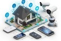 Ensure protection with a safeguarded security system offering remote access, linked through media to a technician-monitored home,