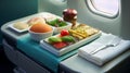 Standards ensuring safety in airline catering practices.AI Generated Royalty Free Stock Photo