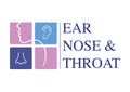 ENT logo template. Head for ear, nose, throat doctor specialists. logo concept. Line vector icon. Editable stroke. Flat linear ill