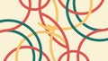 Entangled Abstract Lines Creating Dynamic Background Pattern, vector design Generative AI Royalty Free Stock Photo
