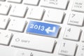 Enter 2013 happy new year Royalty Free Stock Photo