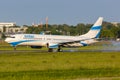 Enter Air Boeing 737-800 airplane Warsaw airport Royalty Free Stock Photo