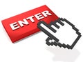 Enter button Royalty Free Stock Photo