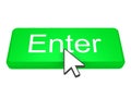 Enter button with cursor