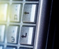 Enter button on old smartphone full qwerty keyb sunbeam