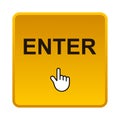 Enter button Royalty Free Stock Photo
