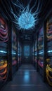 Circuit Reverie: The Artistry of AI in Server Realms. AI generate