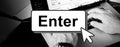 Enter Click Open Load Page Concept Royalty Free Stock Photo