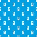 Enter door pattern vector seamless blue