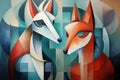 Curious spirit foxes, able to traverse between the spirit and physical realms - Generative AI