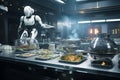 Enter a futuristic kitchen where robot chefs