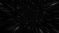 Enter the Hyperspace White Stars. Travel in space with the speed of light